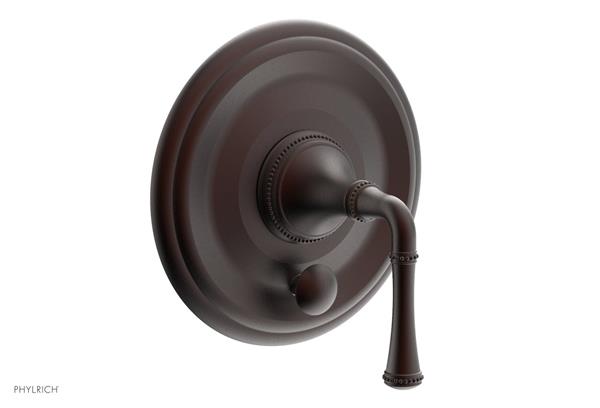 Phylrich - Beaded Pressure Balance Shower Plate with Diverter and Handle Trim Set - Lever Handle