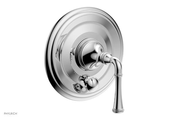 Phylrich - Beaded Pressure Balance Shower Plate with Diverter and Handle Trim Set - Lever Handle