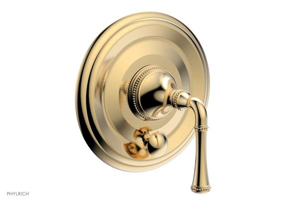 Phylrich - Beaded Pressure Balance Shower Plate with Diverter and Handle Trim Set - Lever Handle