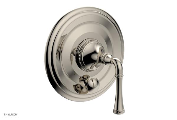 Phylrich - Beaded Pressure Balance Shower Plate with Diverter and Handle Trim Set - Lever Handle