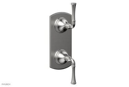 Phylrich - Beaded 1/2 Inch Mini Thermostatic Valve with Volume Control  or Diverter - Lever Handle