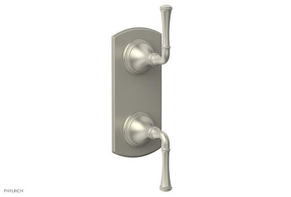 Phylrich - Beaded 1/2 Inch Mini Thermostatic Valve with Volume Control  or Diverter - Lever Handle