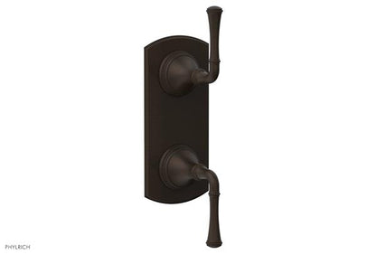 Phylrich - Beaded 1/2 Inch Mini Thermostatic Valve with Volume Control  or Diverter - Lever Handle