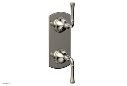 Phylrich - Beaded 1/2 Inch Mini Thermostatic Valve with Volume Control  or Diverter - Lever Handle