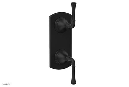 Phylrich - Beaded 1/2 Inch Mini Thermostatic Valve with Volume Control  or Diverter - Lever Handle
