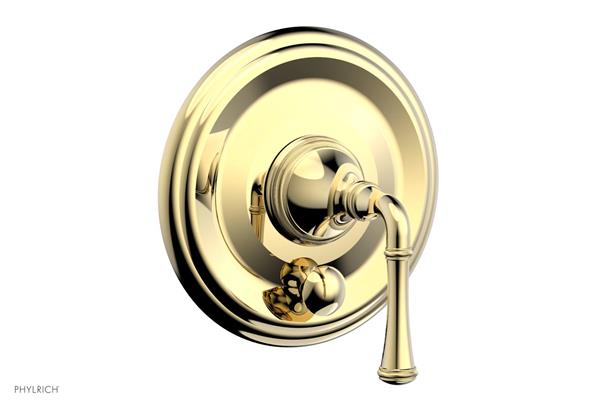 Phylrich - Coined Pressure Balance Shower Plate with Diverter and Handle Trim Set