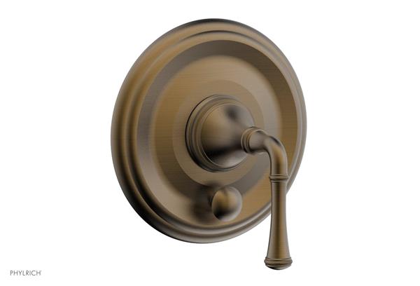 Phylrich - Coined Pressure Balance Shower Plate with Diverter and Handle Trim Set