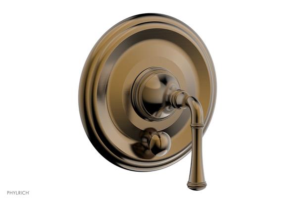 Phylrich - Coined Pressure Balance Shower Plate with Diverter and Handle Trim Set