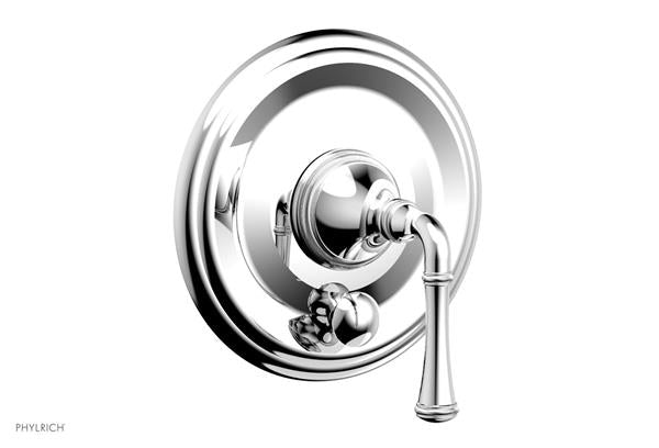 Phylrich - Coined Pressure Balance Shower Plate with Diverter and Handle Trim Set