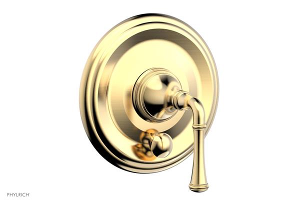 Phylrich - Coined Pressure Balance Shower Plate with Diverter and Handle Trim Set