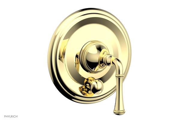 Phylrich - Coined Pressure Balance Shower Plate with Diverter and Handle Trim Set