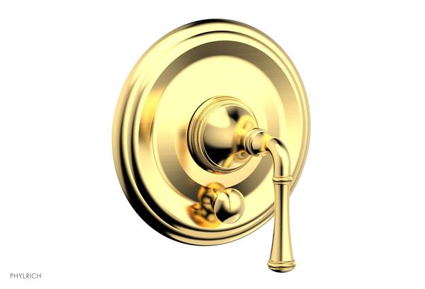 Phylrich - Coined Pressure Balance Shower Plate with Diverter and Handle Trim Set