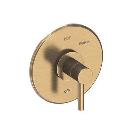Newport Brass - East Linear Balanced Pressure Shower Trim Plate with Handle. Less showerhead, arm and flange.