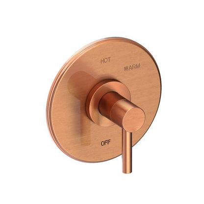 Newport Brass - East Linear Balanced Pressure Shower Trim Plate with Handle. Less showerhead, arm and flange.