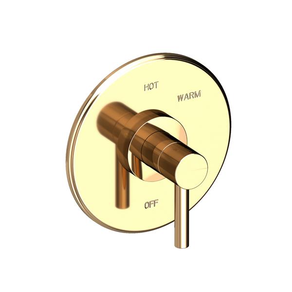 Newport Brass - East Linear Balanced Pressure Shower Trim Plate with Handle. Less showerhead, arm and flange.