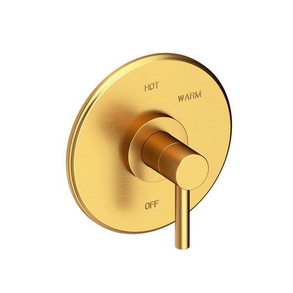 Newport Brass - East Linear Balanced Pressure Shower Trim Plate with Handle. Less showerhead, arm and flange.