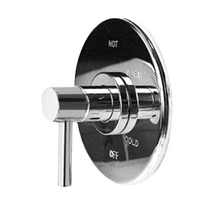 Newport Brass - East Linear Balanced Pressure Shower Trim Plate with Handle. Less showerhead, arm and flange.
