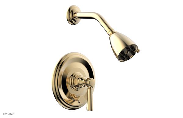 Phylrich - Hex Traditional Pressure Balance Shower and Diverter Set (Less Spout) - Lever Handle