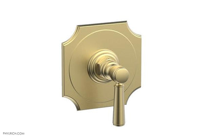 Phylrich - Henri 1/2 Inch Mini Thermostatic Shower Plate and Handle Trim - Lever Handle