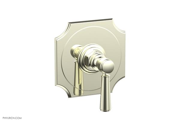Phylrich - Henri 1/2 Inch Mini Thermostatic Shower Plate and Handle Trim - Lever Handle