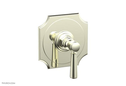 Phylrich - Henri 1/2 Inch Mini Thermostatic Shower Plate and Handle Trim - Lever Handle