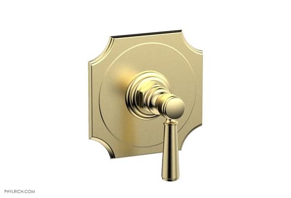 Phylrich - Henri 1/2 Inch Mini Thermostatic Shower Plate and Handle Trim - Lever Handle