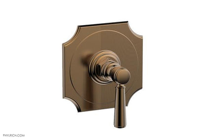 Phylrich - Henri 1/2 Inch Mini Thermostatic Shower Plate and Handle Trim - Lever Handle