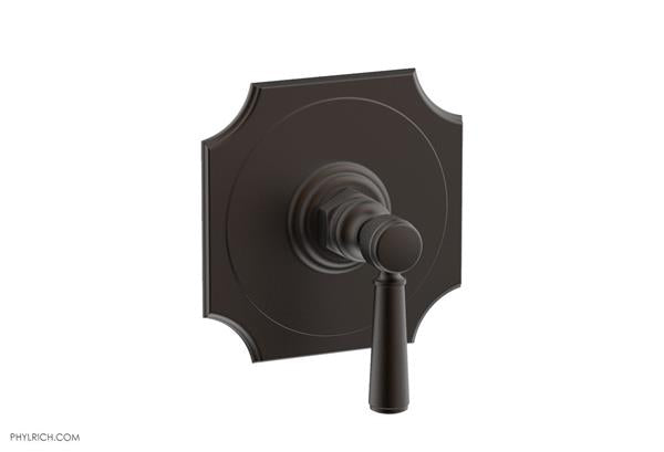 Phylrich - Henri 1/2 Inch Mini Thermostatic Shower Plate and Handle Trim - Lever Handle