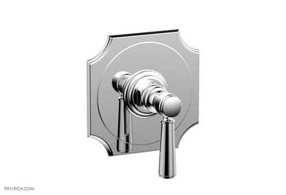 Phylrich - Henri 1/2 Inch Mini Thermostatic Shower Plate and Handle Trim - Lever Handle