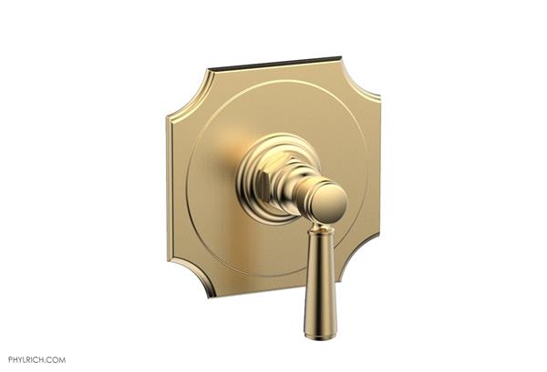Phylrich - Henri 1/2 Inch Mini Thermostatic Shower Plate and Handle Trim - Lever Handle
