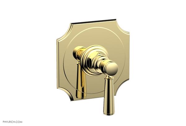 Phylrich - Henri 1/2 Inch Mini Thermostatic Shower Plate and Handle Trim - Lever Handle