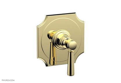 Phylrich - Henri 1/2 Inch Mini Thermostatic Shower Plate and Handle Trim - Lever Handle
