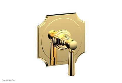 Phylrich - Henri 1/2 Inch Mini Thermostatic Shower Plate and Handle Trim - Lever Handle