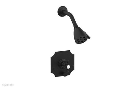 Phylrich - Henri Pressure Balance Shower and Diverter Set - Cross Handle (Less Spout)