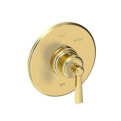 Newport Brass - Miro Balanced Pressure Shower Trim Plate with Handle. Less showerhead, arm and flange.