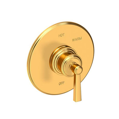 Newport Brass - Miro Balanced Pressure Shower Trim Plate with Handle. Less showerhead, arm and flange.