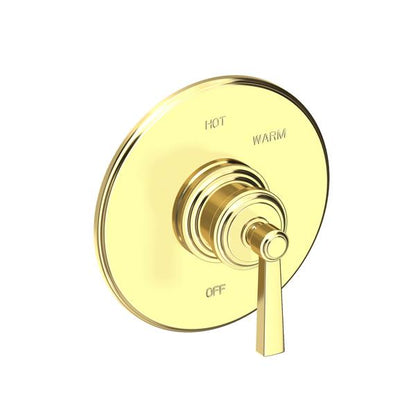 Newport Brass - Miro Balanced Pressure Shower Trim Plate with Handle. Less showerhead, arm and flange.