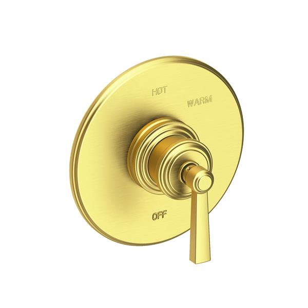 Newport Brass - Miro Balanced Pressure Shower Trim Plate with Handle. Less showerhead, arm and flange.