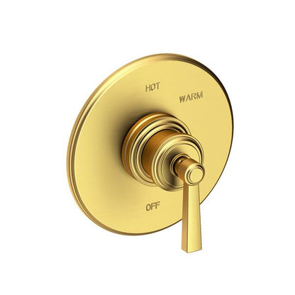 Newport Brass - Miro Balanced Pressure Shower Trim Plate with Handle. Less showerhead, arm and flange.
