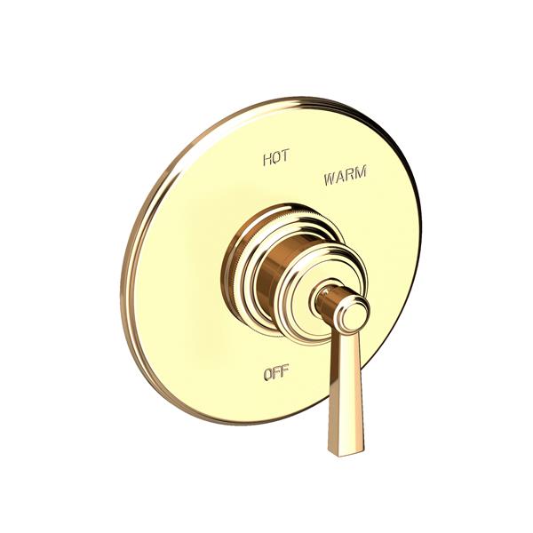 Newport Brass - Miro Balanced Pressure Shower Trim Plate with Handle. Less showerhead, arm and flange.