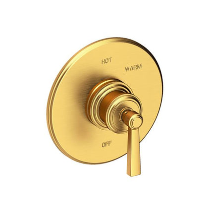 Newport Brass - Miro Balanced Pressure Shower Trim Plate with Handle. Less showerhead, arm and flange.
