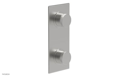 Phylrich - Basic II 1/2 Inch Mini Thermostatic Valve With Volume Control Or Diverter - Knurled Handle Trim Only