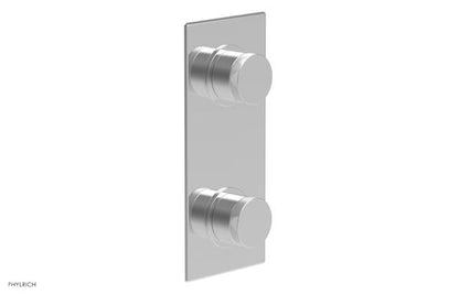 Phylrich - Basic II 1/2 Inch Mini Thermostatic Valve With Volume Control Or Diverter - Knurled Handle Trim Only