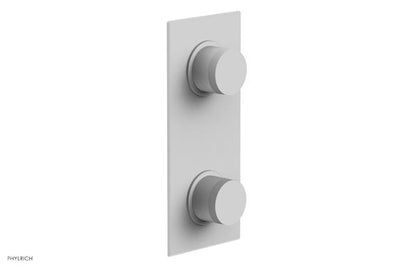 Phylrich - Basic II 1/2 Inch Mini Thermostatic Valve With Volume Control Or Diverter - Knurled Handle Trim Only
