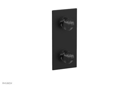 Phylrich - Basic II 1/2 Inch Mini Thermostatic Valve With Volume Control Or Diverter Marble Handle Trim Only