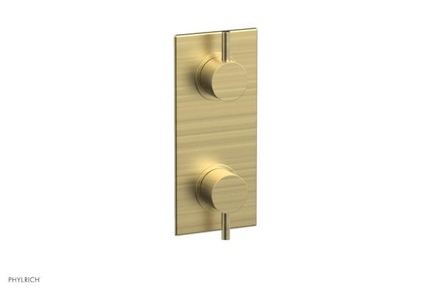 Phylrich - Basic II 1/2 Inch Mini Thermostatic Valve With Volume Control Or Diverter Lever Handle Trim Only