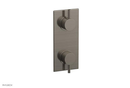 Phylrich - Basic II 1/2 Inch Mini Thermostatic Valve With Volume Control Or Diverter Lever Handle Trim Only