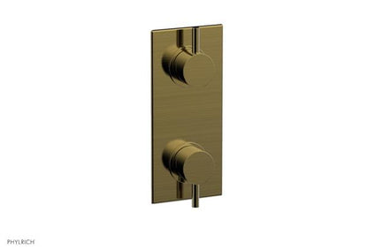 Phylrich - Basic II 1/2 Inch Mini Thermostatic Valve With Volume Control Or Diverter Lever Handle Trim Only