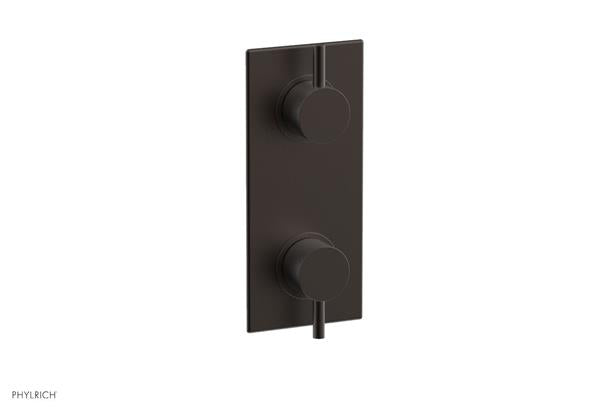 Phylrich - Basic II 1/2 Inch Mini Thermostatic Valve With Volume Control Or Diverter Lever Handle Trim Only
