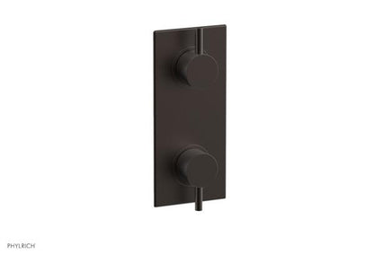 Phylrich - Basic II 1/2 Inch Mini Thermostatic Valve With Volume Control Or Diverter Lever Handle Trim Only